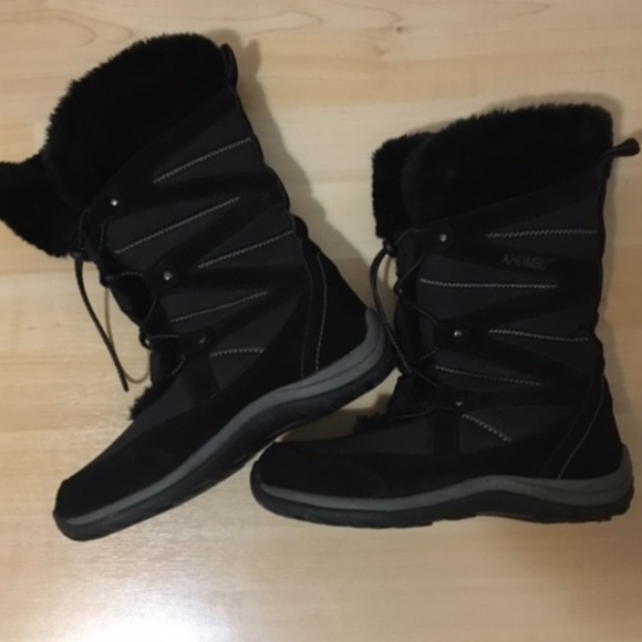 Almost new Khombu faux-fur lined winter boots - Picture 7 of 11